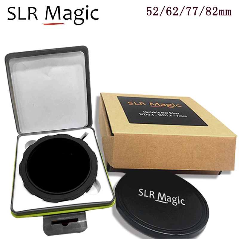 SLR Magic 52/62/77/82 мм переменный ND фильтр Mark II с переменной резьбой|Фотофильтры для