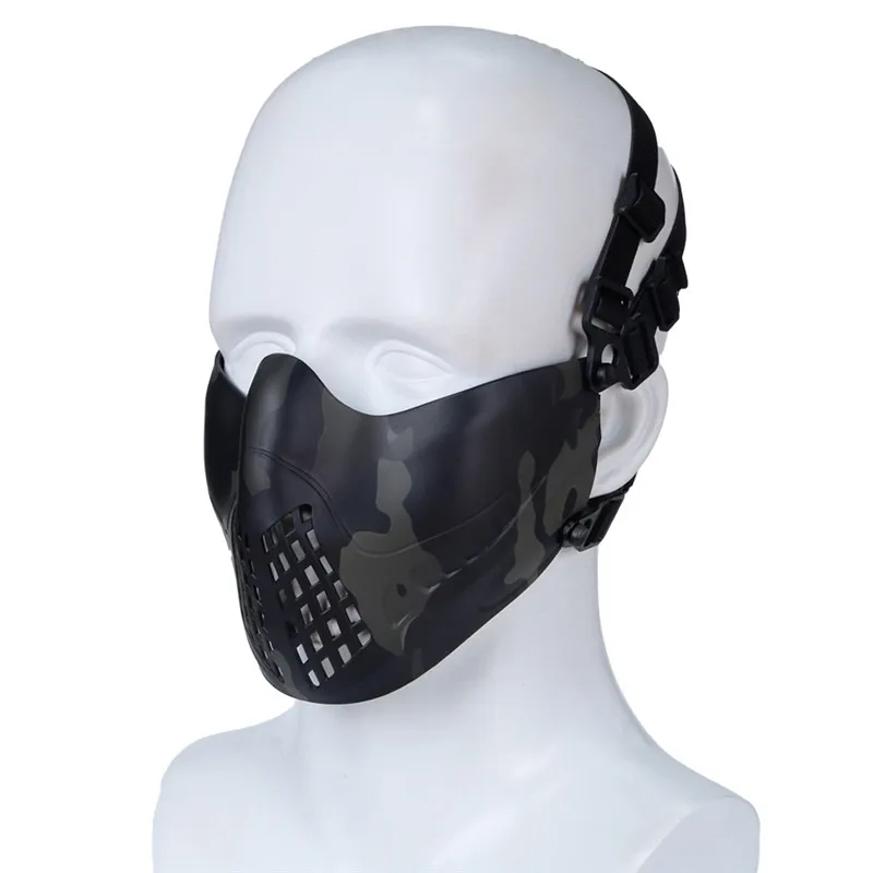 Tactical Paintball Train Mask Airsoft Protective Half Pilot Masks Faces