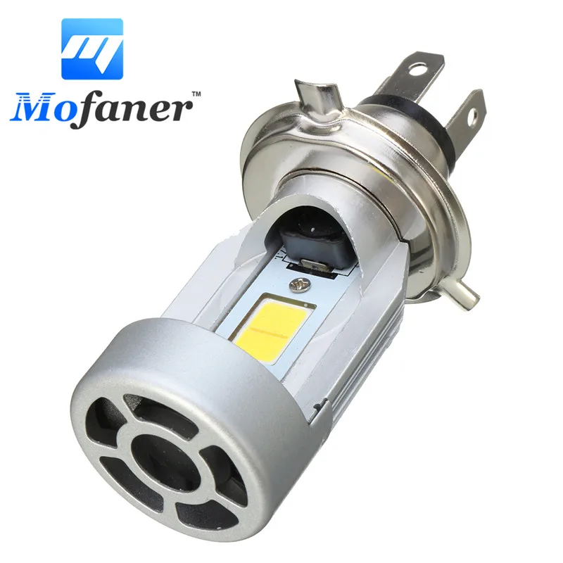 Motorcycle H4 LED Hi Lo Light 20W 2000LM Driving font b Lamp b font White 6500K