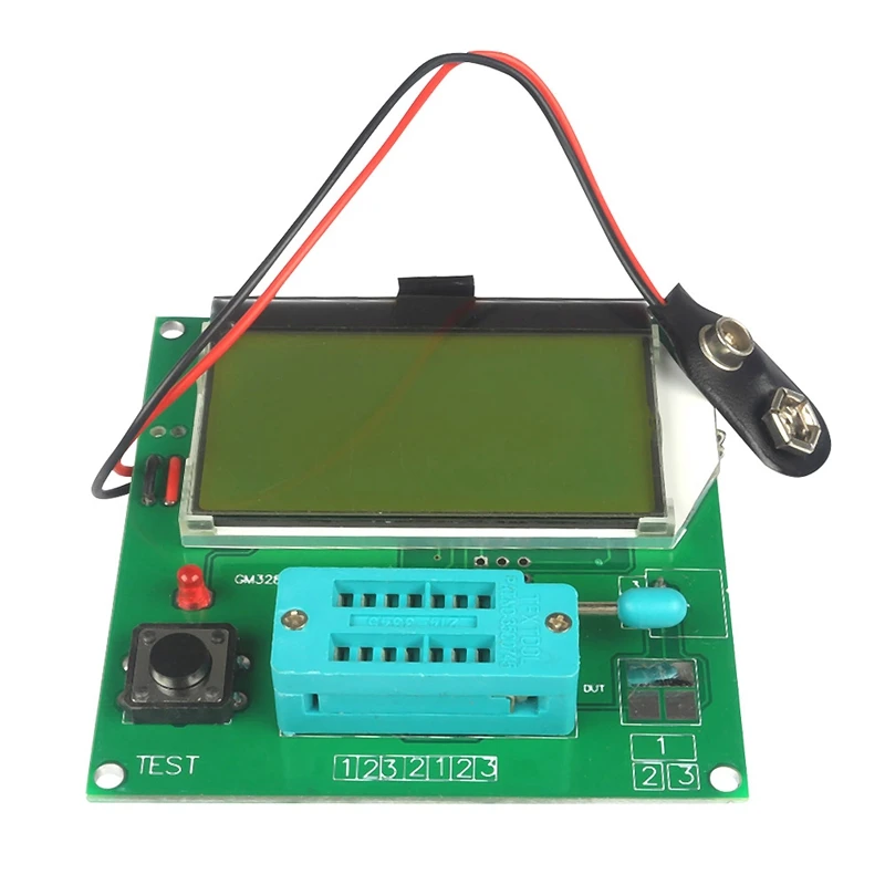 ЖК-дисплей GM328A Транзистор тестер ESR метр частота квадратный генератор волн