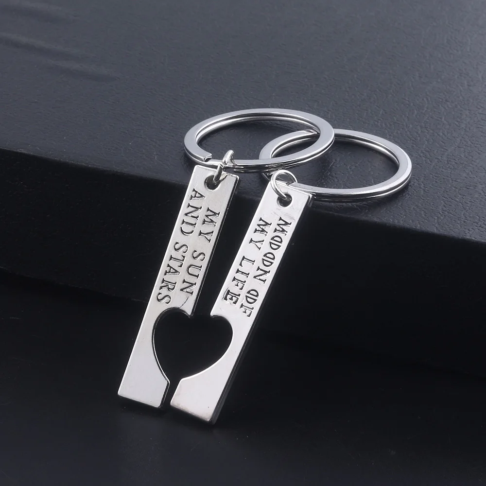 

New Game of Thrones Keychains Couples Symbol Moon of My Life My Sun And Stars Letter Pendents Keyring Valentines Gift Jewelry