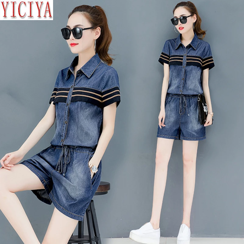 denim suits for ladies