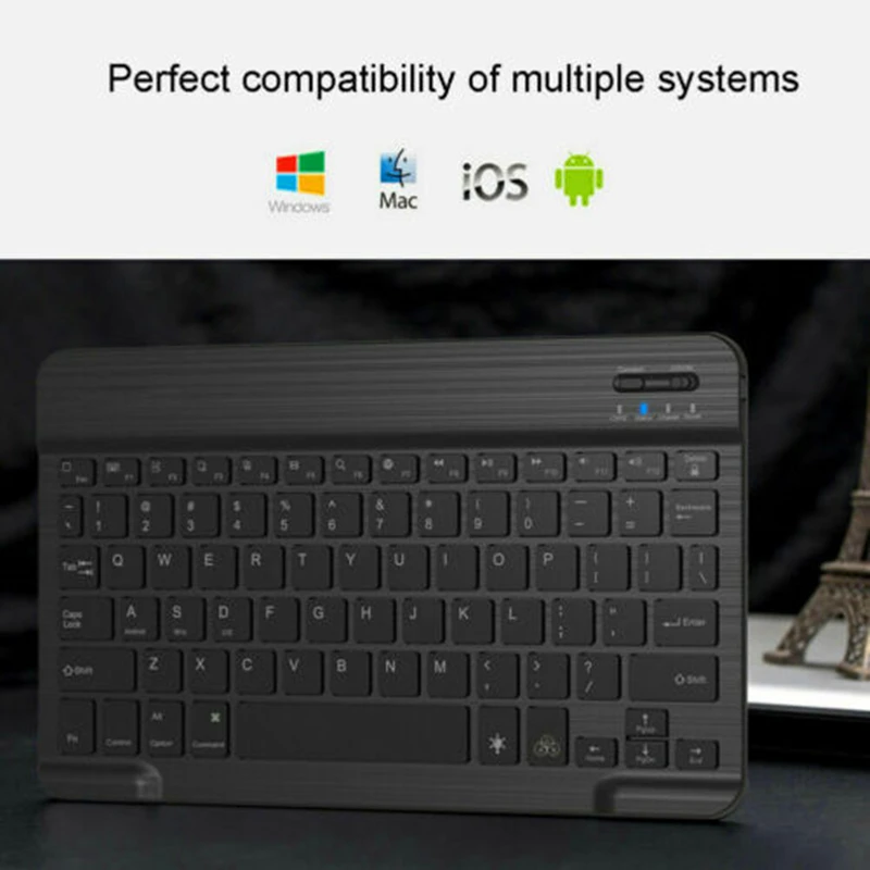 Bluetooth клавиатура для планшета 78 клавиш совместимый ipad samsung huawei Windows планшет с