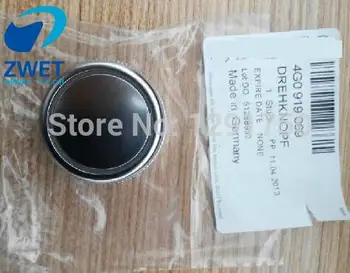 

ZWET Car Navigation Knob Button For Audi A6 4G In High Polish Black Piano Varnish For 4G0 919 070