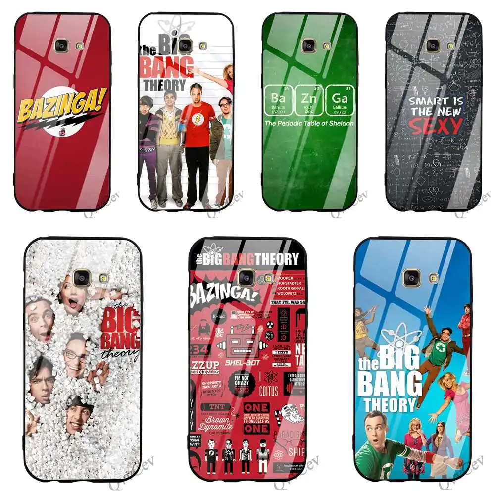 

Fashion Big Bang Theory Sheldon Tempered Glass Phone Case for Galaxy S8 Cover S7 Edge Note 9 8 Samsung S9 Plus S10 Cases Back