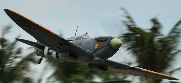 Летная линия 1200 мм Spitfire RC Warbird, flightline, freewing, радиоуправляемая модель самолета, MK. ITC