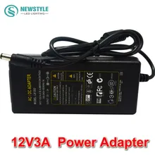 12V 3A AC/DC Power Supply Charger Transformer Adapter 5050 3528 LED RGB Strip light Without Plugs