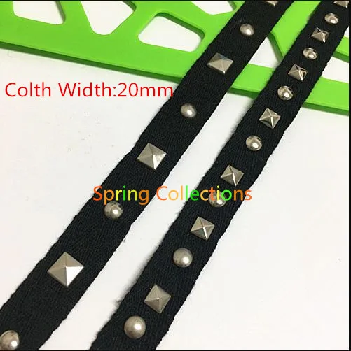 

2yards Width 20mm Garment Rivets Grommet Tape Cotton Cloth webbing trim tape for sling belt free shipping