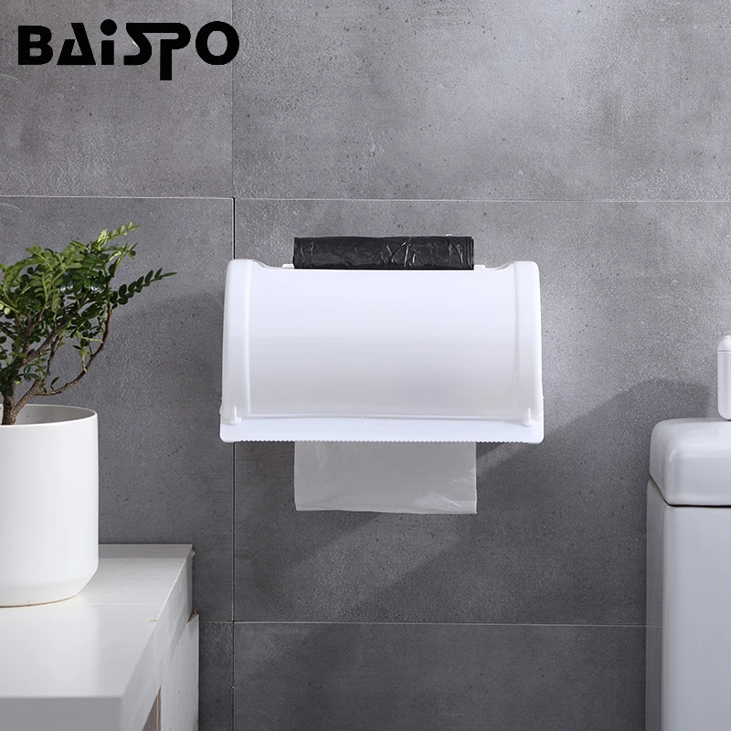 

BAISPO Toilet Paper Holder Hygienic Paper Dispenser For Bathroom Home Toilet Tissue Roll Holder Wall-mount Bathroom Accessories