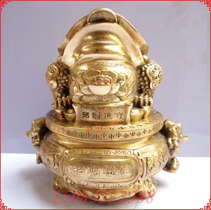 

Bronze statue copper toad decoration Bronze lucky golden cicada Large gold toad crafts