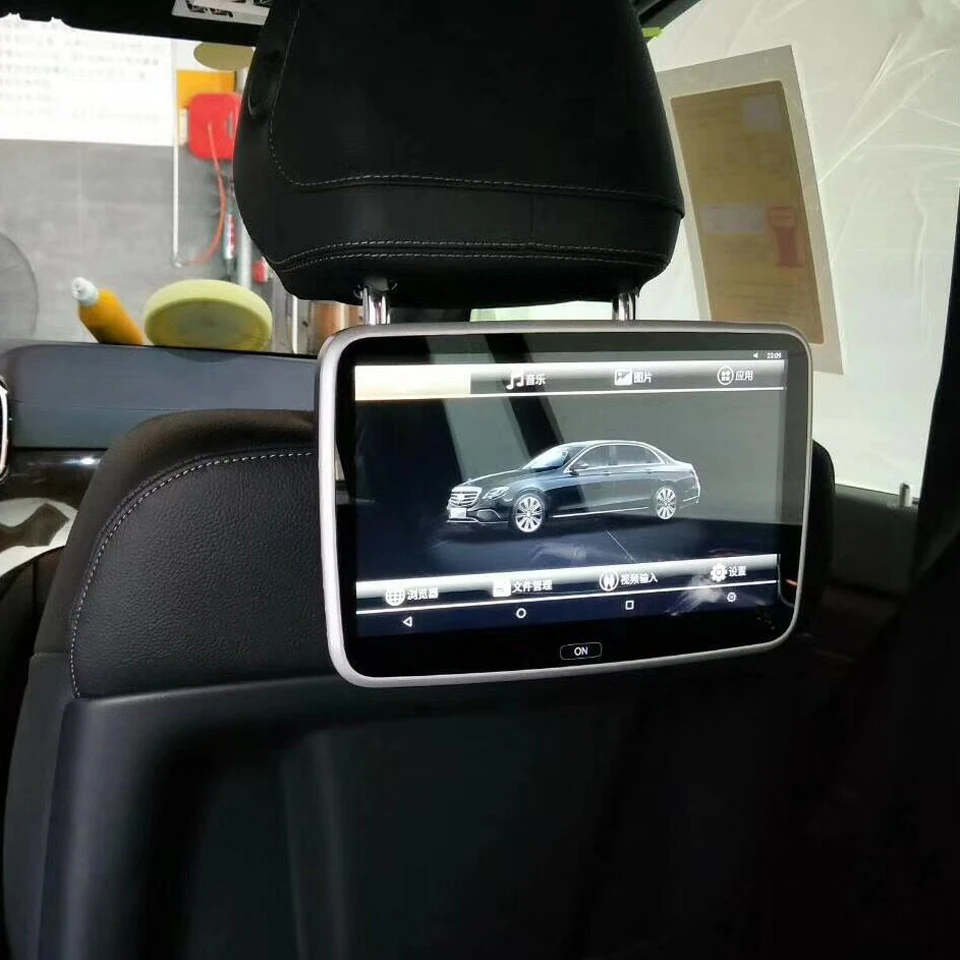 Monitor In The Headrest Back Seat Car Android Headrest DVD Player For Mercedes Benz A B C E S ML