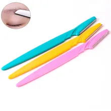 New 3pcs/set Makeup artist dedicated Shaping eyebrow trimmer women practical Beauty make up auxiliary tool Free shipping