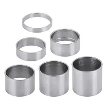CHOOSE Titanium Headset Spacer 5 /10/15 / 20 /25 /30 mm Bicycle Headset Washer Fork Bike Stem Spacer Bicycle Parts