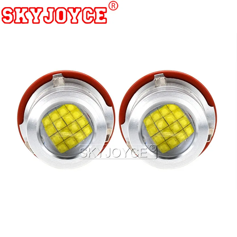 SKYJOYCE Car Styling 280W 160W 6500K White E39 LED Angle Eyes For E39 E61 E63 E65 E53 E83 X3 E87 X5 Hole Ring LED Marker Kit