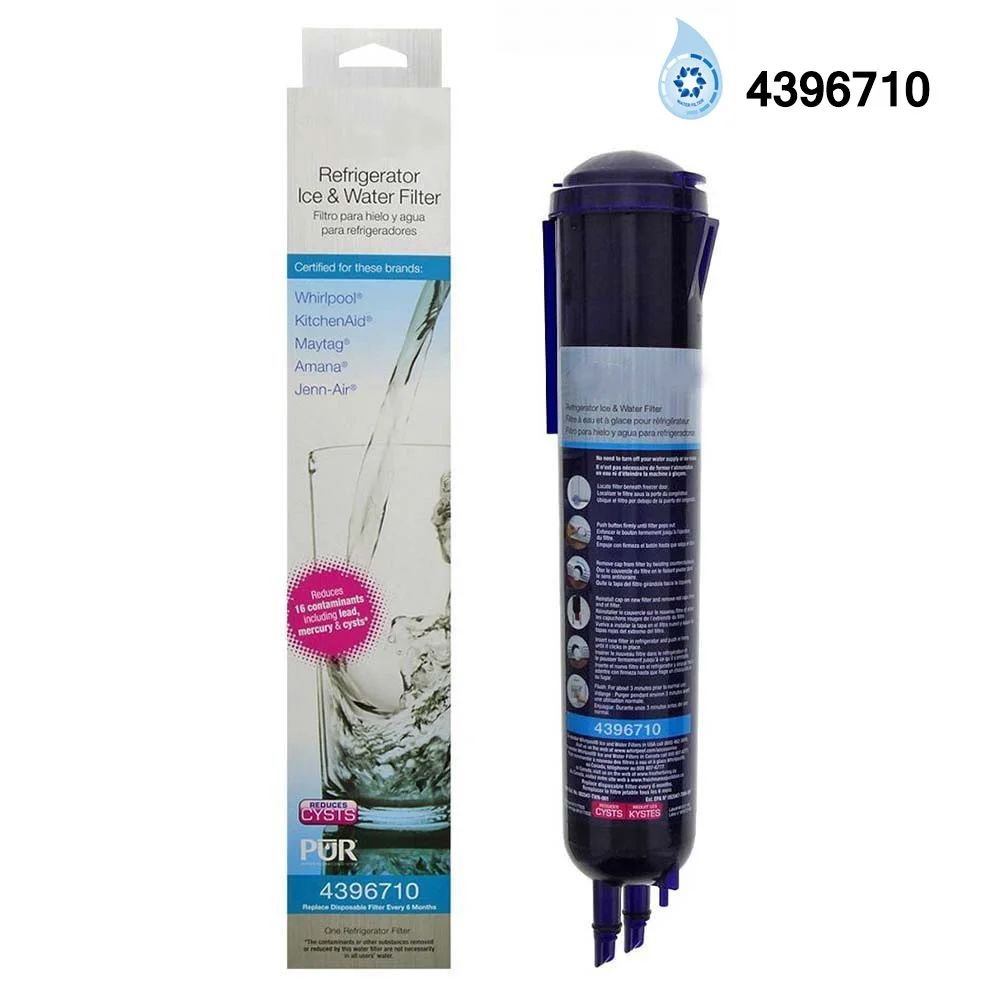 

HOT! Household Reverse Osmosis Carbon Filter Water Purifier Refrigerator Water Filter Replacement for Whirlpool 4396710 1 Piece