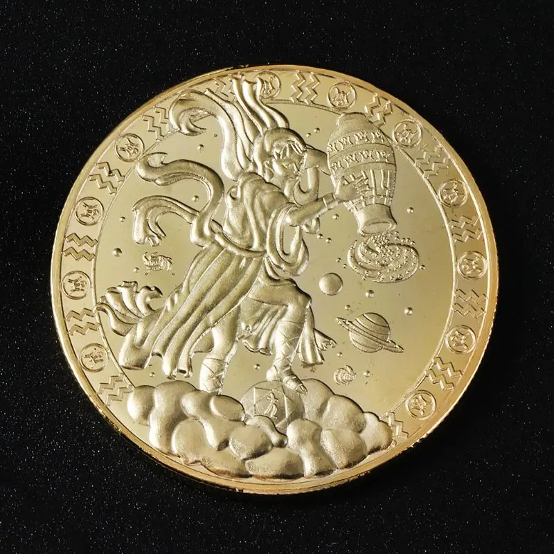 12 созвездий монета древняя серебряная монета Таро желая солнца Бог памятная монета коллекция подарок сувенир счастливый монета искусство