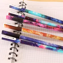 1 шт. распродажа шариковые студенческие ручки Звездная ночь шариковая ручка школьные офисные принадлежности Обучающие канцелярские принадлежности