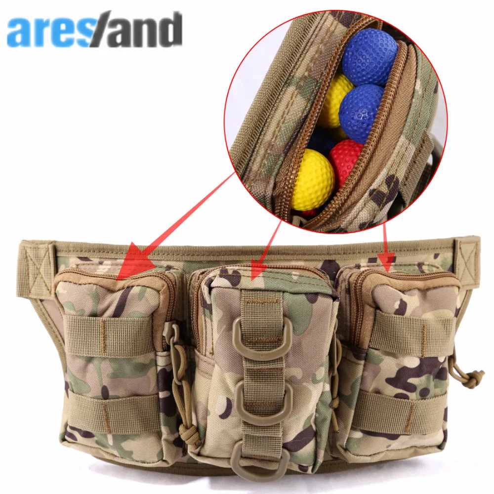 ARESLAND 2017 Hot Sale High Quality Nylon Waist Pack Belt Bag Men