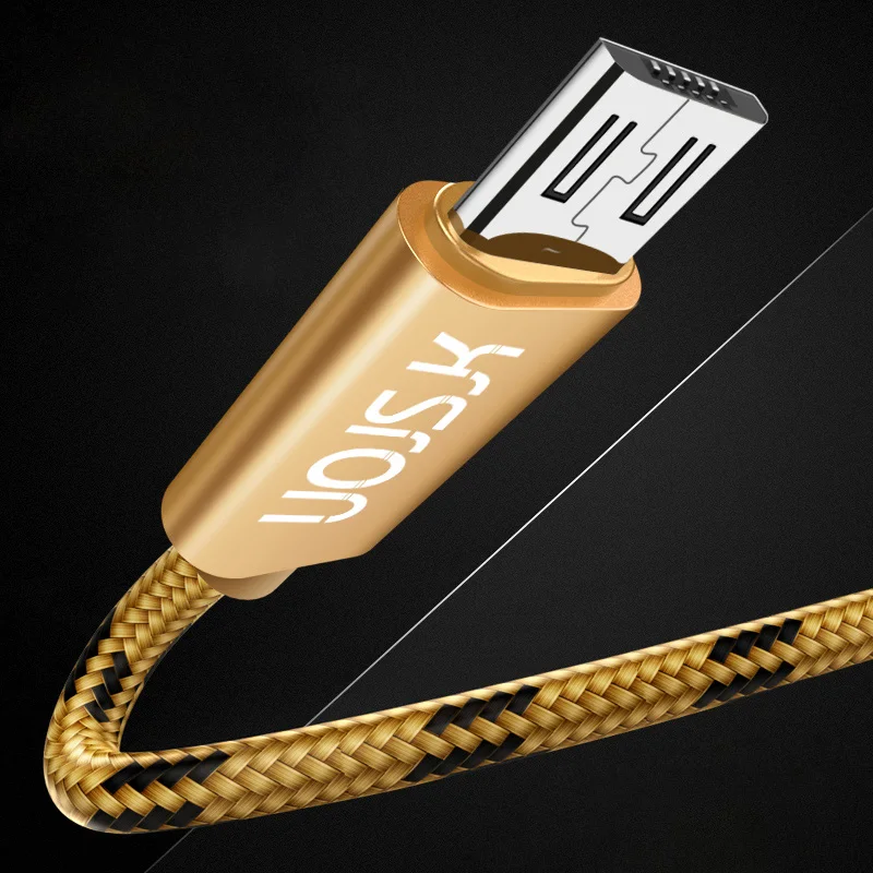 1 m 2 m المصغّر usb كابل 3A سريع شحن سلك Microusb شاحن الحبل ل سامسونج هواوي Xiaomi LG Andriod سلك Microusb المحمول كابلات الهاتف