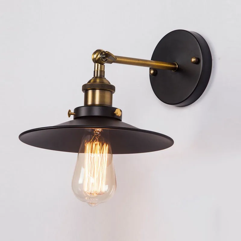 Retro classic wall lamp simple personality American country industrial theme wall lamp oil smoke umbrella wall lamp GY31 LU1019