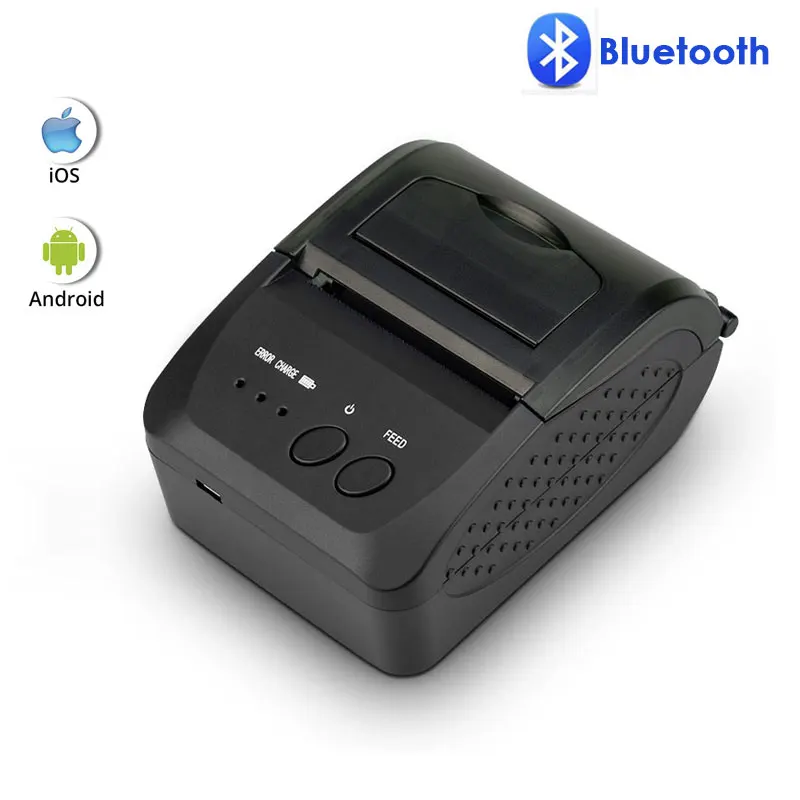 NETUM 1809DD портативный 58 мм Bluetooth термопринтер с поддержкой Android/IOS и 5890K USB термопринтер для POS системы - Цвет: NT-1809DD Bluetooth