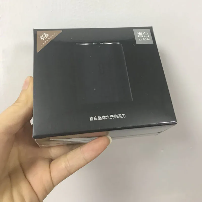 Черный, белый Xiaomi zhibay Мужская электрическая бритва влажное/сухое бритье IPX7 Водонепроницаемая перезаряжаемая мини-бритва для тела из японской стали немецкий Tec Moto - Цвет: Черный