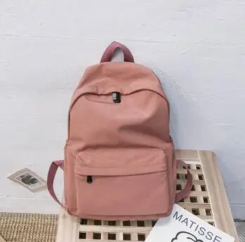 Модная женская сумка для книг, женский рюкзак, женский рюкзак для школьников-подростков, школьная сумка для девочек, стильная школьная сумка Mochila - Цвет: pink AWE9777