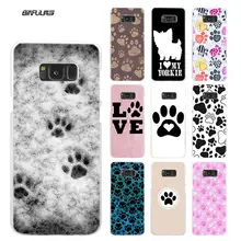 Чехол для телефона с изображением собачьей лапы для samsung Galaxy M20 M10 S10 S9 S8 Plus S7 S6 Edge Note 8 9 Жесткий пластиковый Чехол