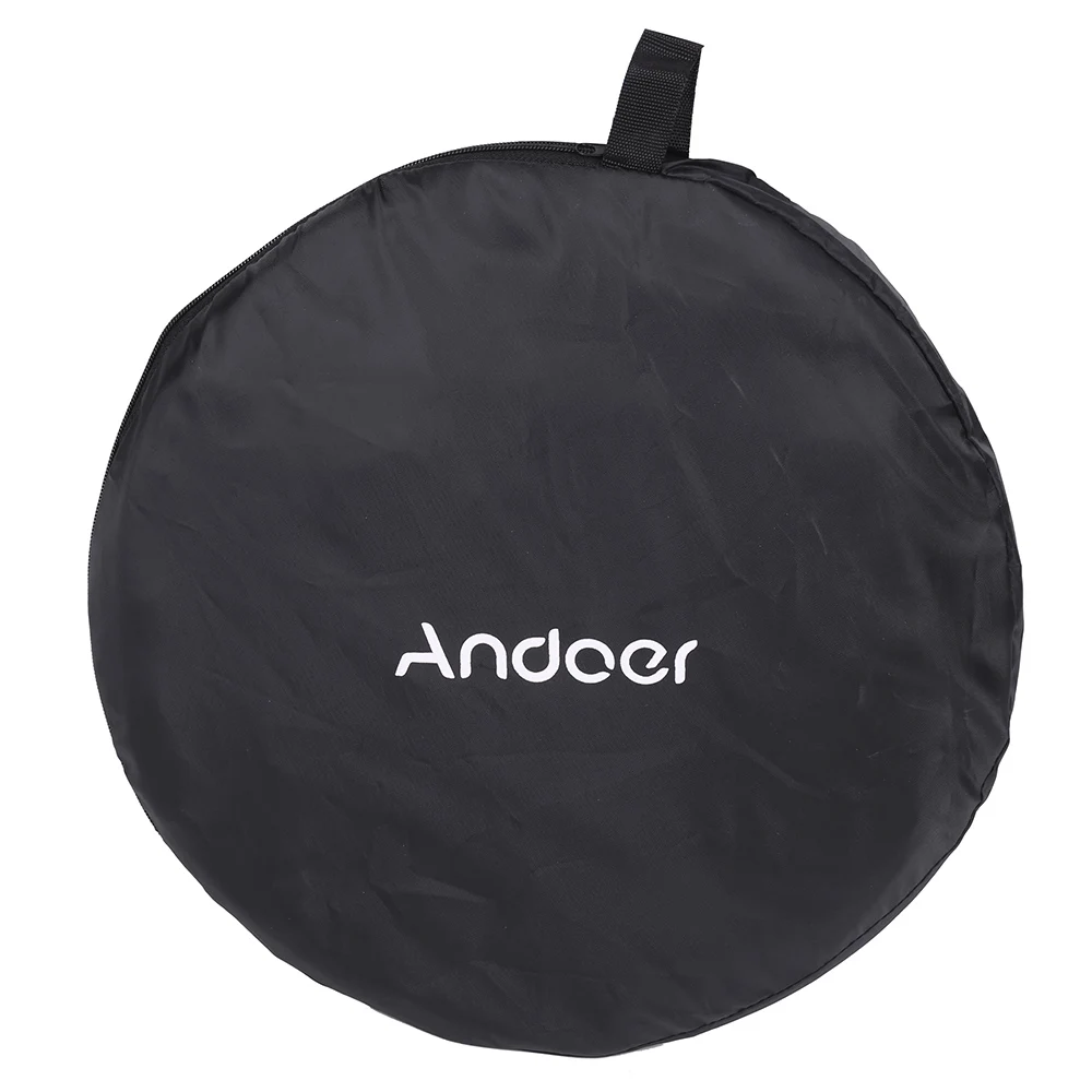 Andoer 90*120 см 5в1 круглый складной многодисковый портативный Циркулярный светильник для фотостудии