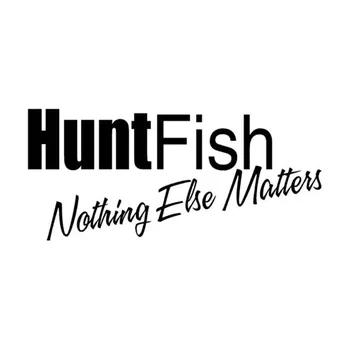 

15.2cm * 6.8cm Fashion Fish Hunt Fish Nothing Else Matters Decals Car Sticker Vinyl Car-style