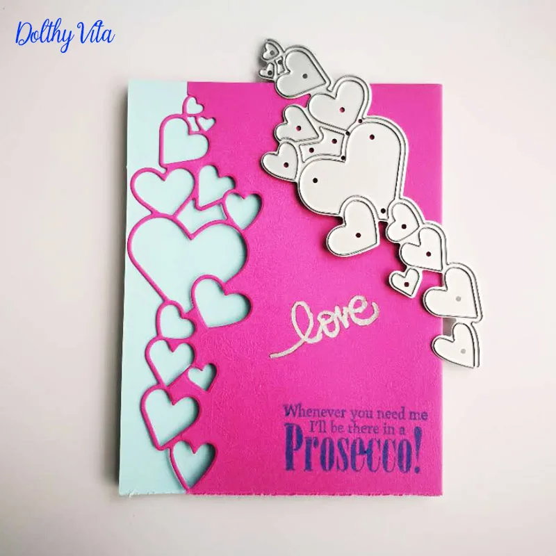 

Heart die Lace Edge Frame Metal Cutting Dies Craft dies stencil Template for DIY scrapbooking handmade paper card making