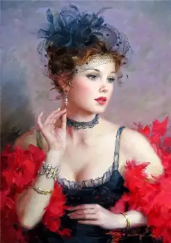 

Cross-Stitch girl Needlework 14CT Unprinted DMC DIY Cross Stitch Kits Handmade Arts Embroidery Wall Decor