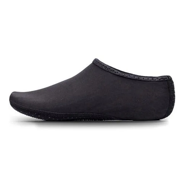 Beach Swimming Water Sport Socks Anti Slip Shoes Yoga Fitness Dance Swim Surfing Diving Underwater Shoe for Kids Men Women 2.5mm black