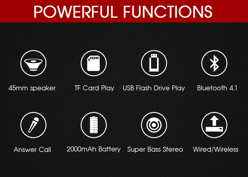 ZEALOT S5 2 Портативный беспроводной Bluetooth динамик стерео сабвуфер TF карта USB флэш-диск AUX воспроизведение с микрофоном