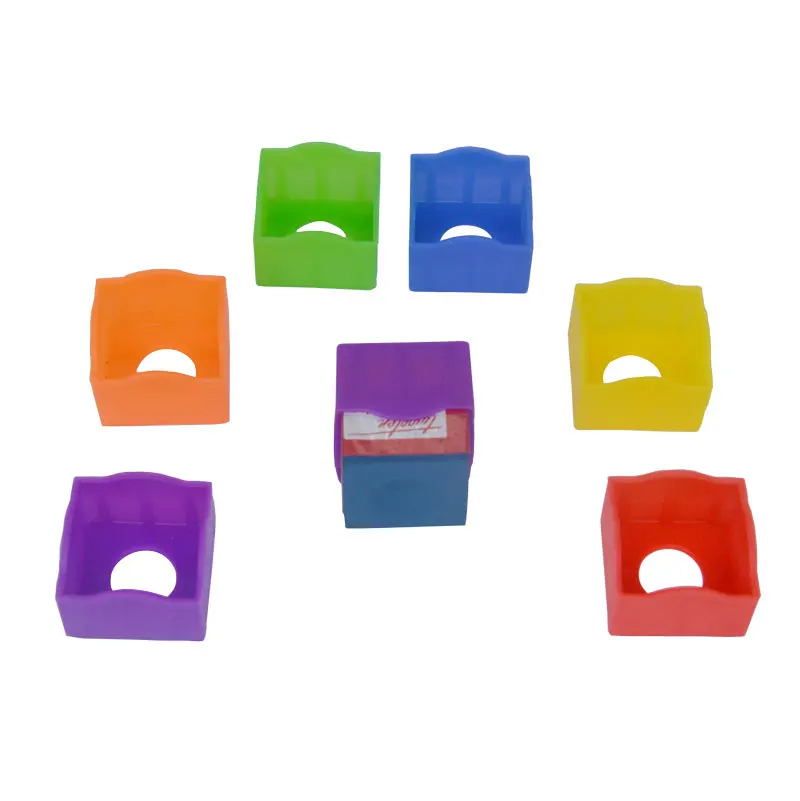 

chalk powder protective cover case snooker billiard accessory 1pcs random color