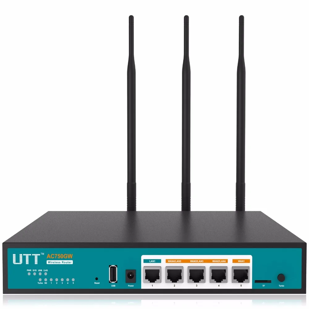 UTT AC750GW Wireless AC 750Mbps Dual Band Gigabit VPN ...