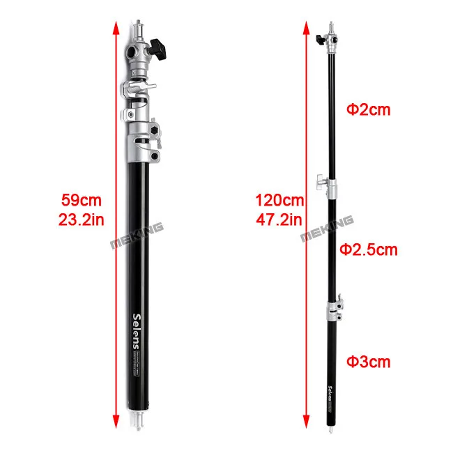 Meking 220 см/87in светильник штатив алюминиевый сплав складной штатив для фотостудии софтбокс видео вспышка Зонты отражатель