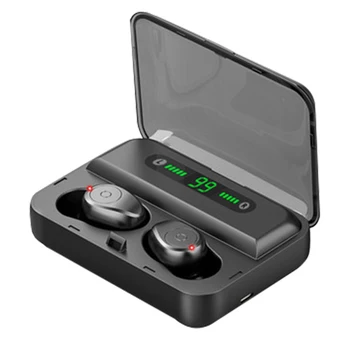 

TWS Bluetooth 5.0 Wireless Sports Earphone 8D Stereo Sound Earbuds In-ear Headset with Digital Display