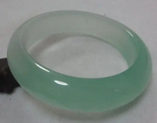 

free shipping 01537 FASHION BEAUTIFUL CHINA EMERALD GREEN JADE GEMS BANGLE BRACELET