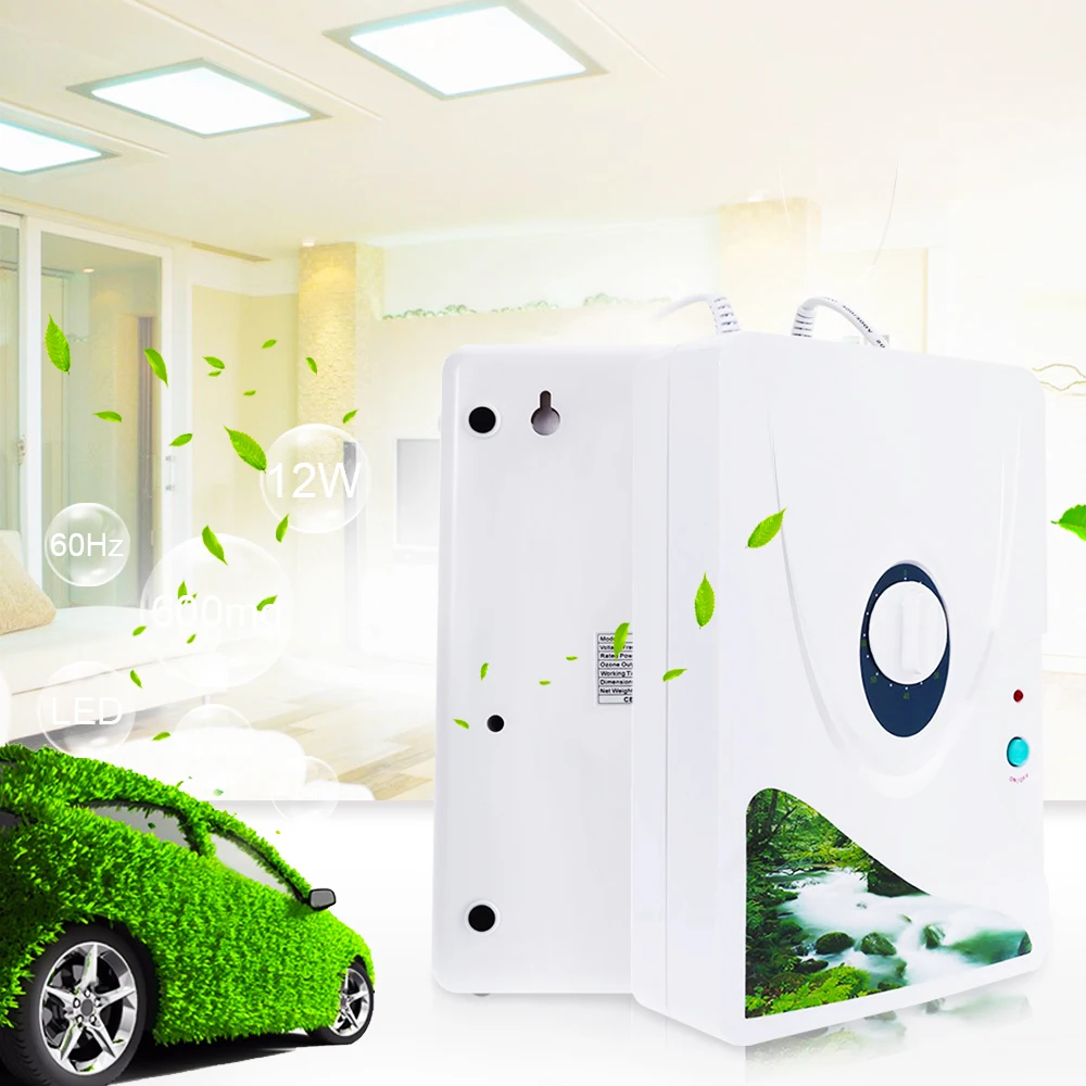 

Hot Portable Ozone Generator Ozonator ionizer Air Purifier 220v 50hz Multifunctional Sterilizer for Vegetable Fruit US EU Plug