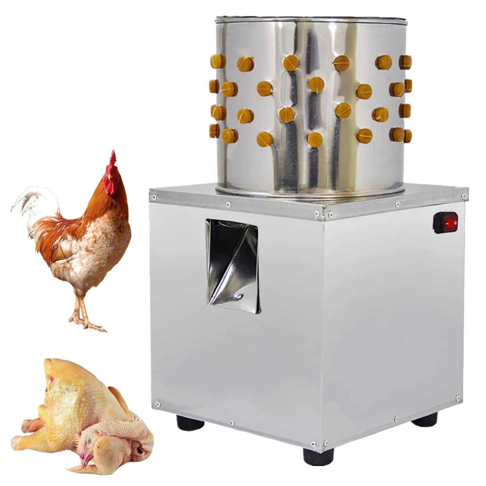 

Automatic household mini plucking machine for one chicken or 10 birds feather hair removal epilator plucker