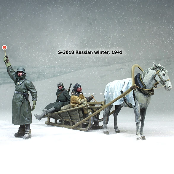 1/35 резиновые наборы каретки + 3 солдатских группы модель солдатика из
