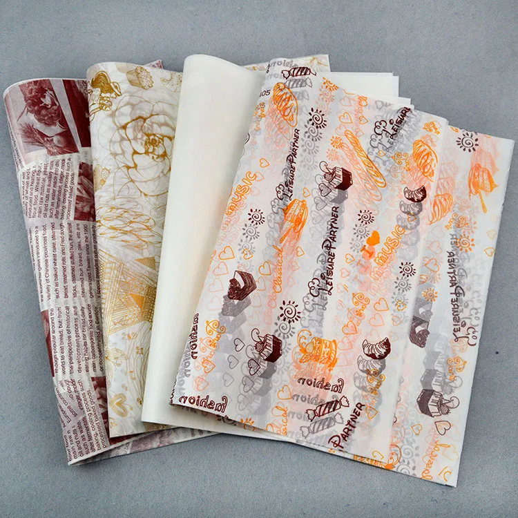 

38*28cm New Sprint /Biscuits West Point Packaging / Hamburge Food Greaseproof Package Paper / Wax Paper / Candy Wrappers