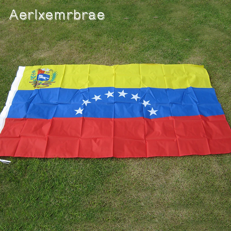 

Free Shipping aerlxemrbrae flag New fashion 90*150 cm Venezuela flag Office/Activity/parade/Festival/Home Decoration