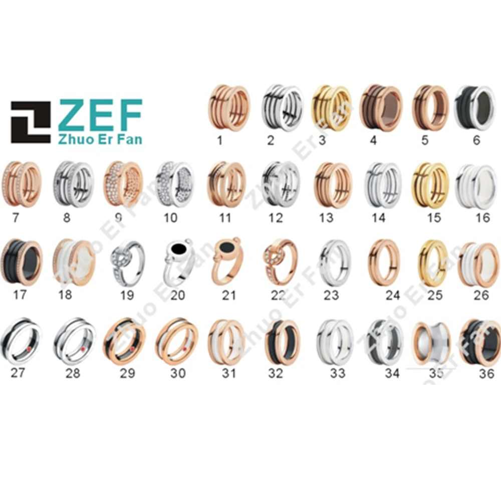 

ZEF BV ring ladies men's jewelry original charm. Send gifts to lovers, anniversary, party preferred