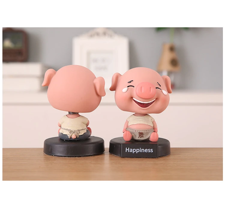 Lovely Pig Figurine (5)