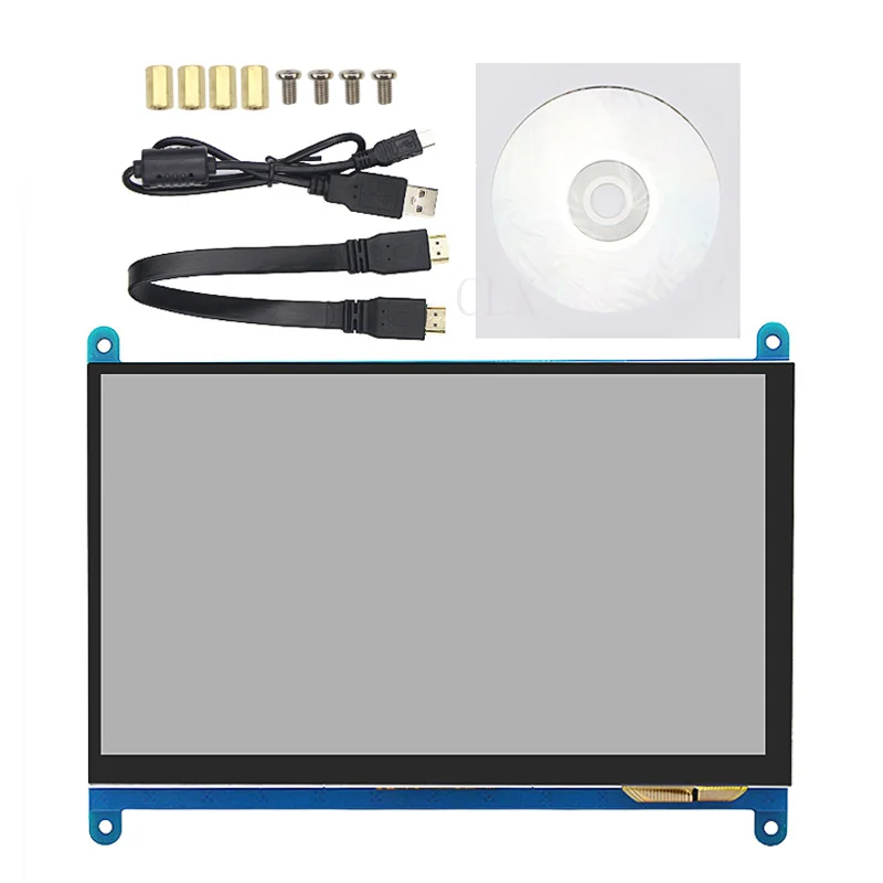 7 дюймов HDMI ёмкостный ЖК дисплей с IPS сенсорный Экран монитор 800*480 для Raspberry Pi