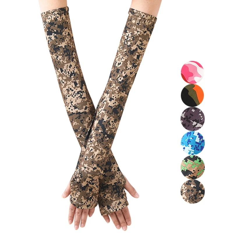 

1 Pair Cycling Arm Sleeves for Sun UV Protection Basketball Sleeves Volleyball Arm Sleeves Bicycle Arm Warmers Elbow Protector