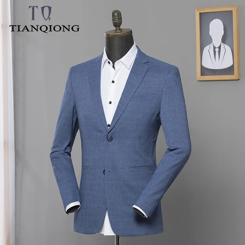 

2019 New Arrival Spring High Quality Grey Blue Casual Blazer Men,men's Suits Jackets Casual Jackets Men Plus-size M-3XL