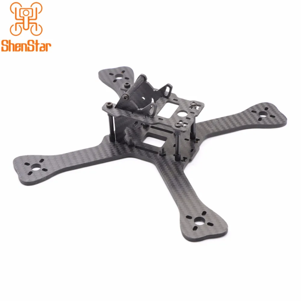 

RC Racing Drone 3K Carbon Fiber Fishtail 210mm Frame Kit Super Light Mini Indoor FPV Racer DIY 4-axis Aircraft Accessories